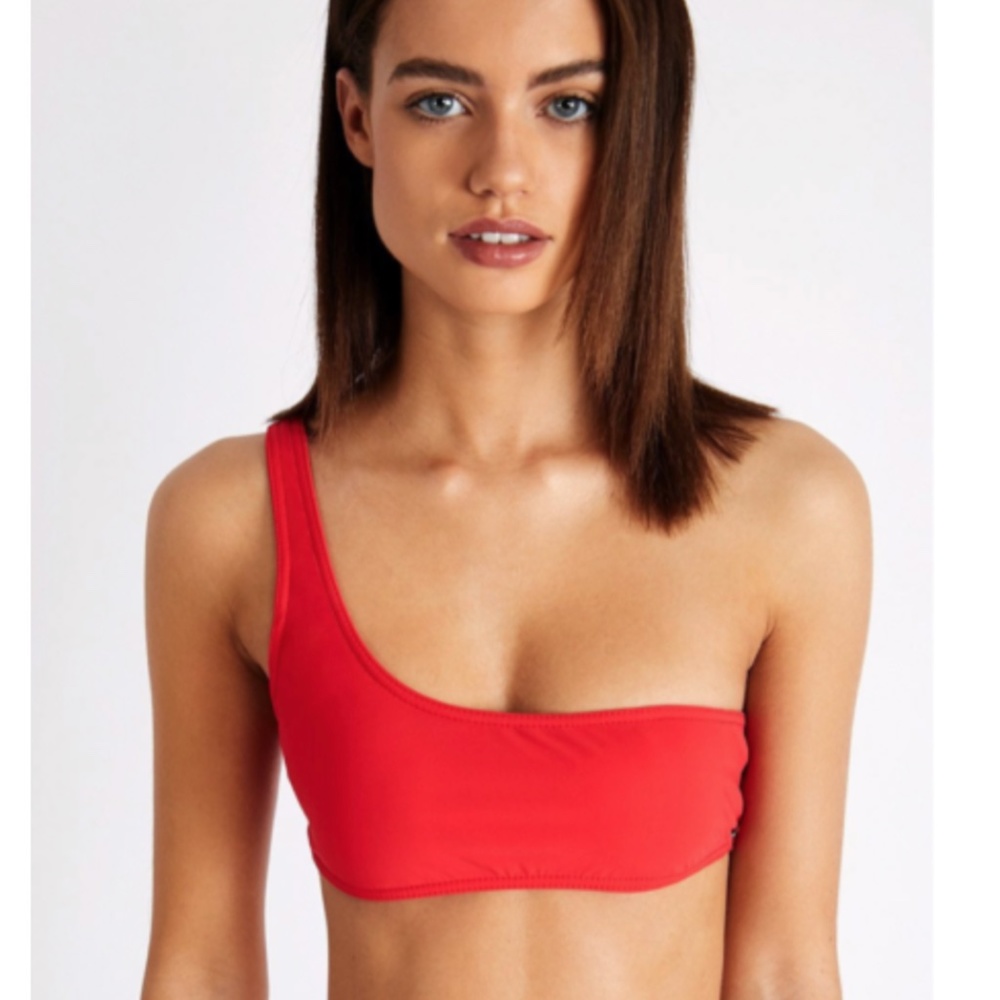 NWT BANANA MOON Braslo One Shoulder Bralette Asymmetrical Bikini Top